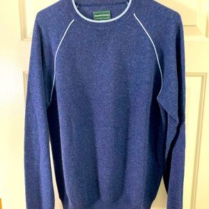 Men’s 100% Cashmere crew neck L/S Sweater